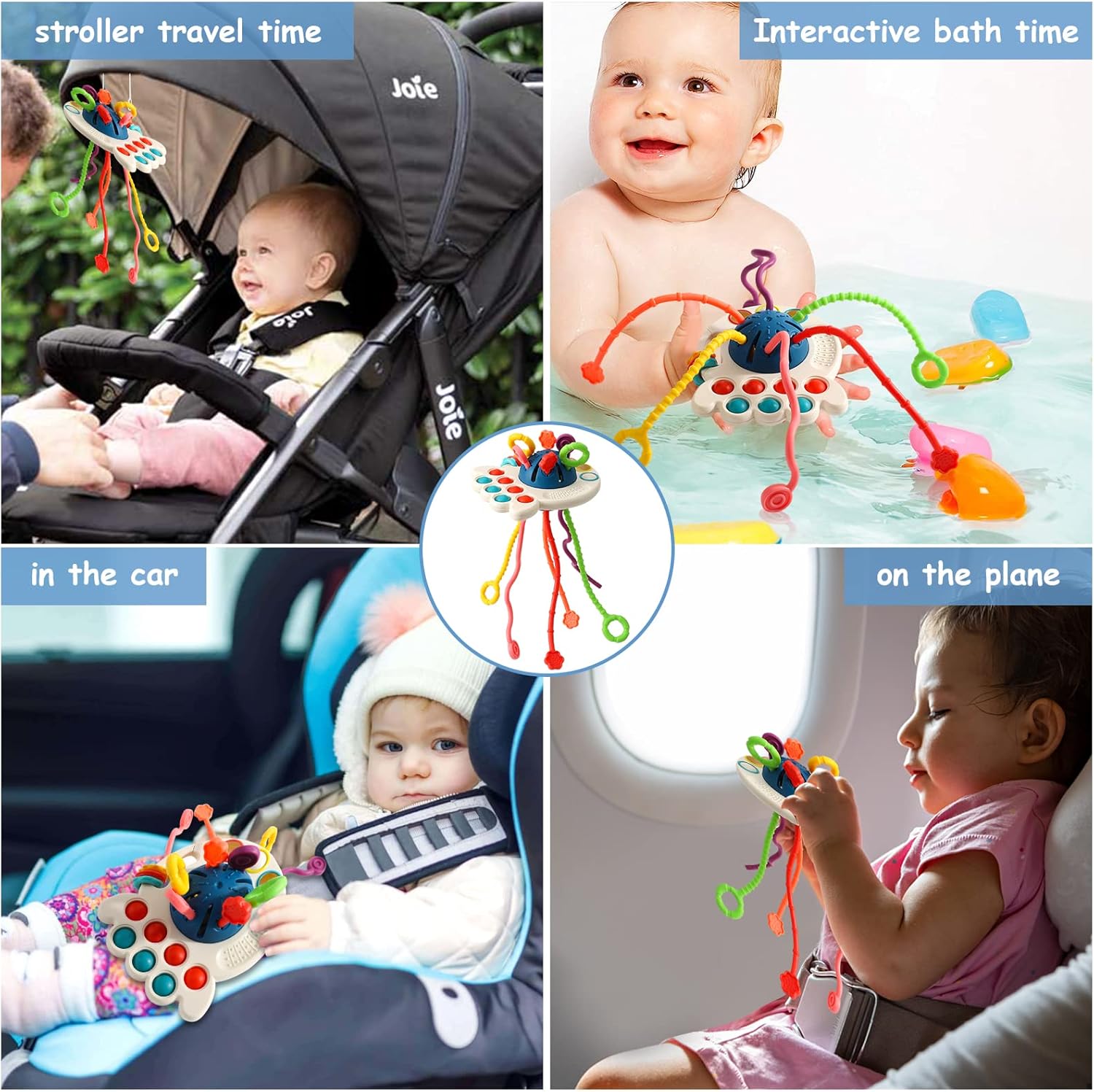 Thumbnail 5 de Tbotfip Montessori Silicone Pull String Toy