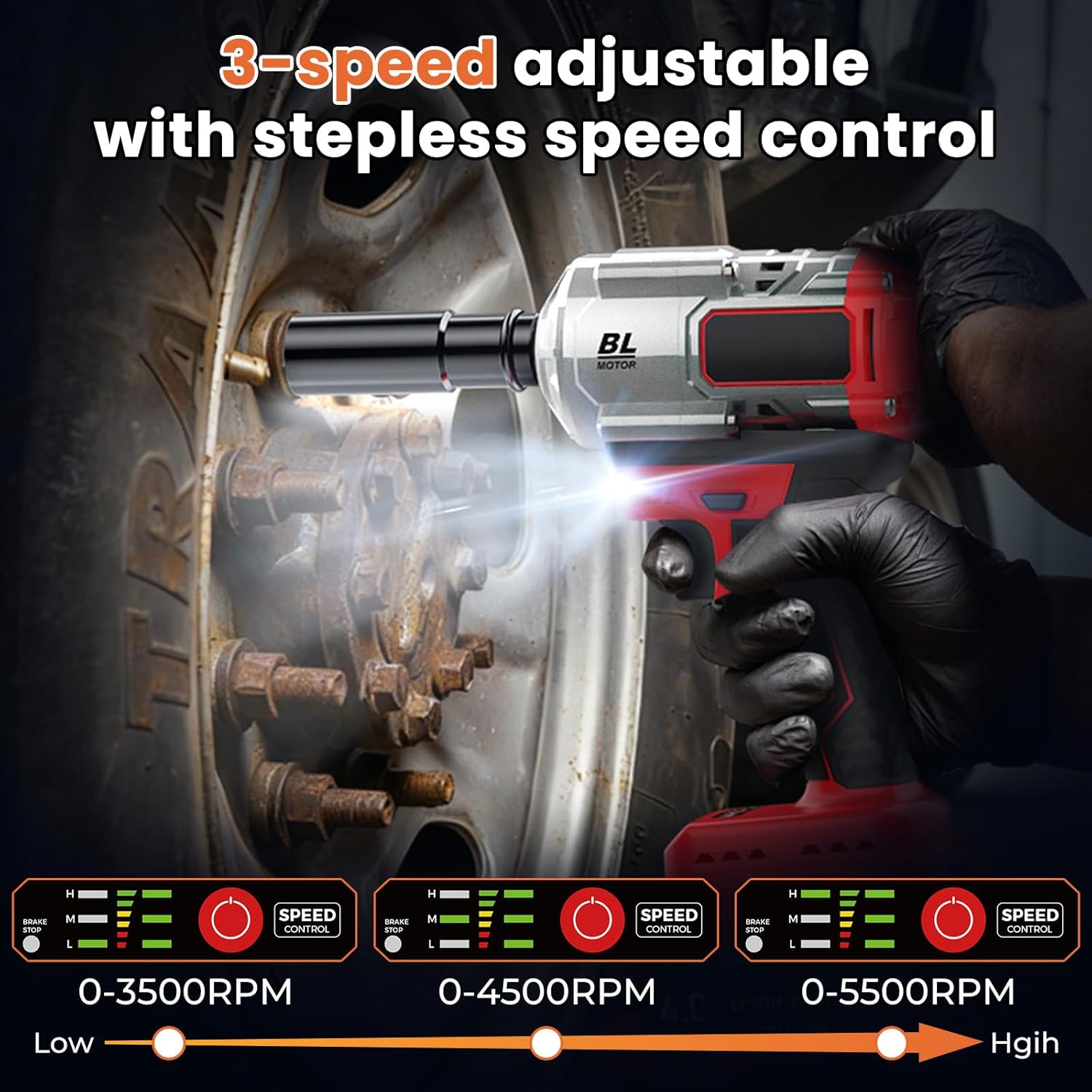 Thumbnail 2 de XIAZIR Cordless 1200Nm 3-in-1 Tool