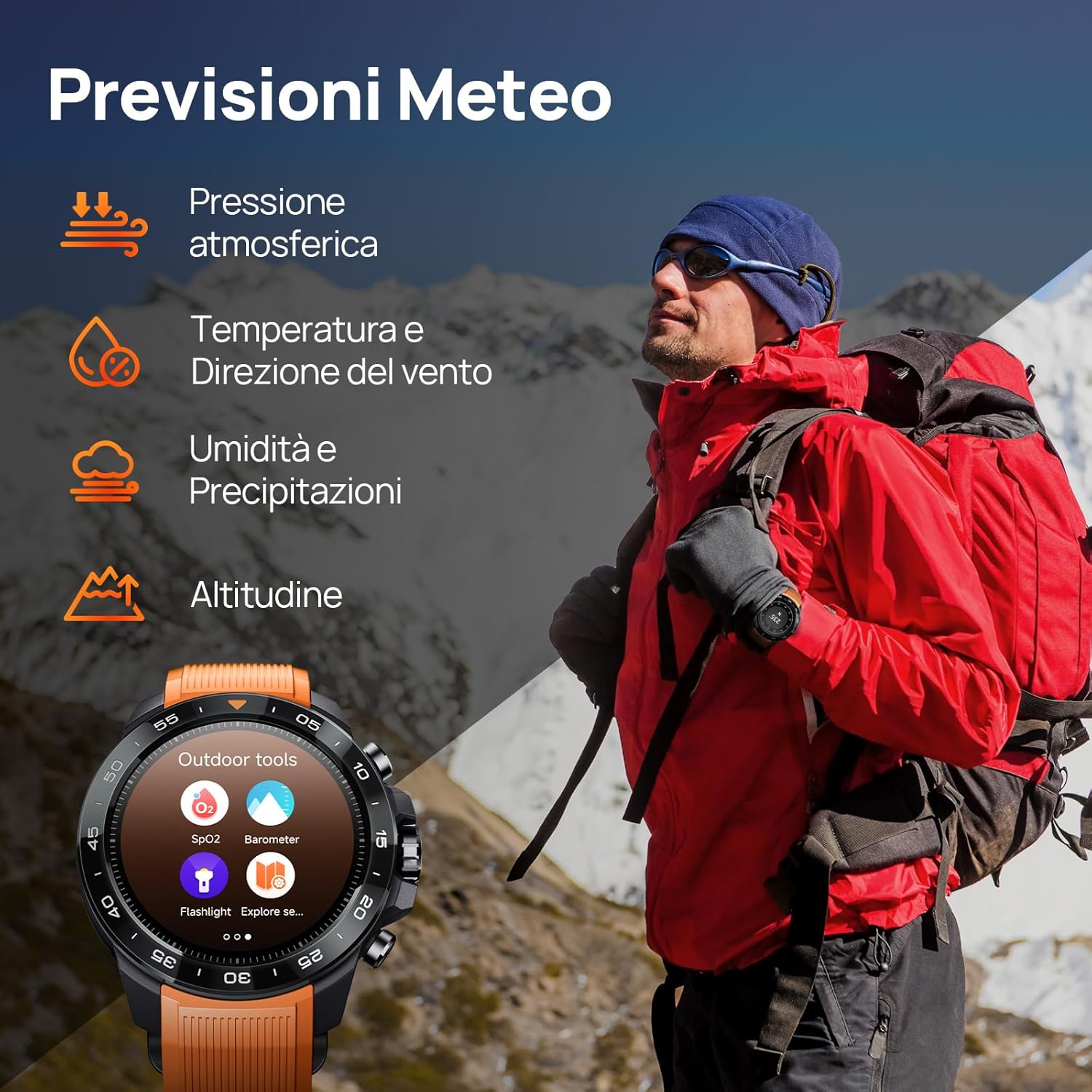 Thumbnail 3 de Mibro GS Explorer S smartwatch GPS con display AMOLED 1,32", doppia frequenza e impermeabilità 10 ATM