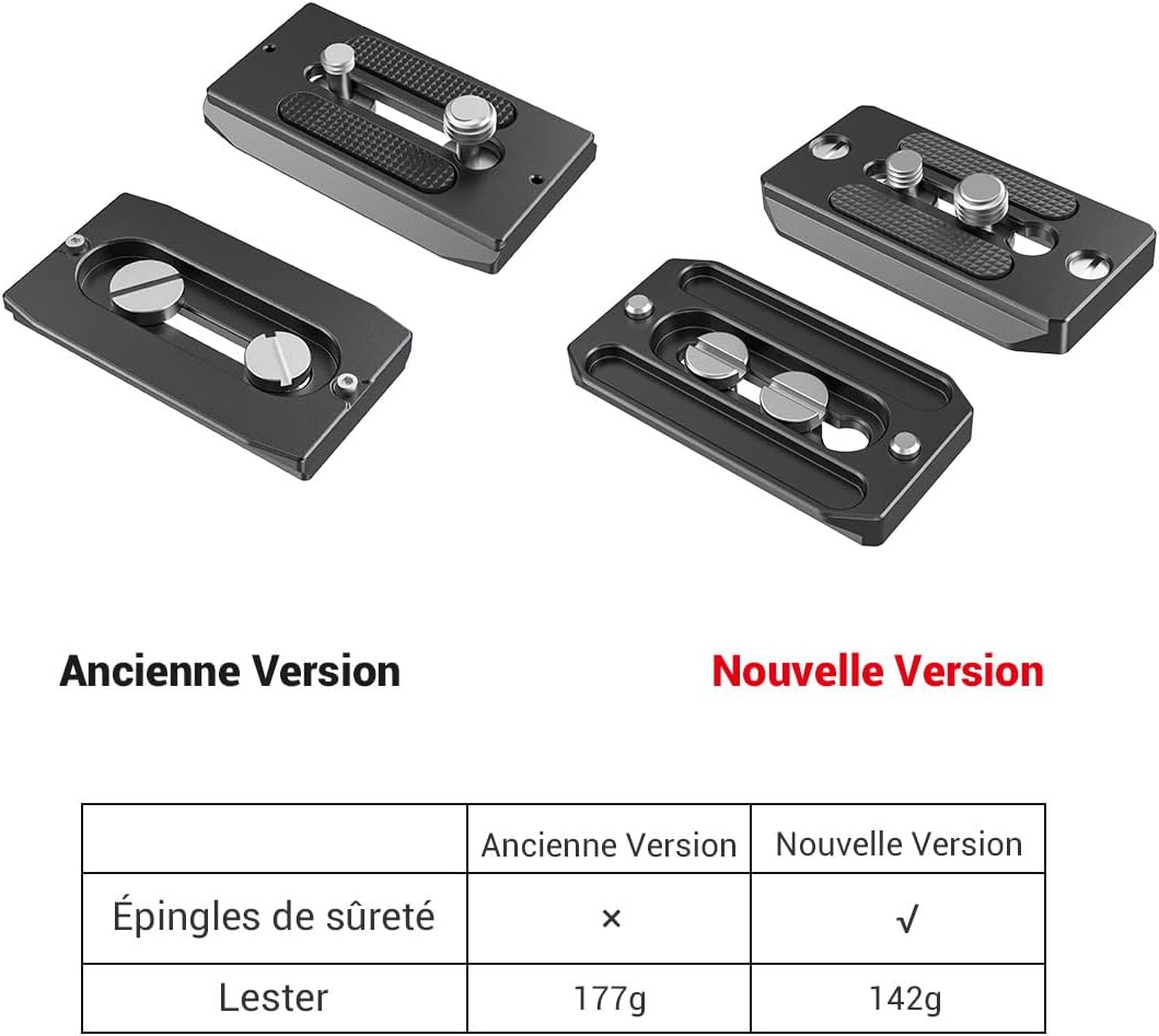 Detalle de SMALLRIG 2144B plaque Arca rapide