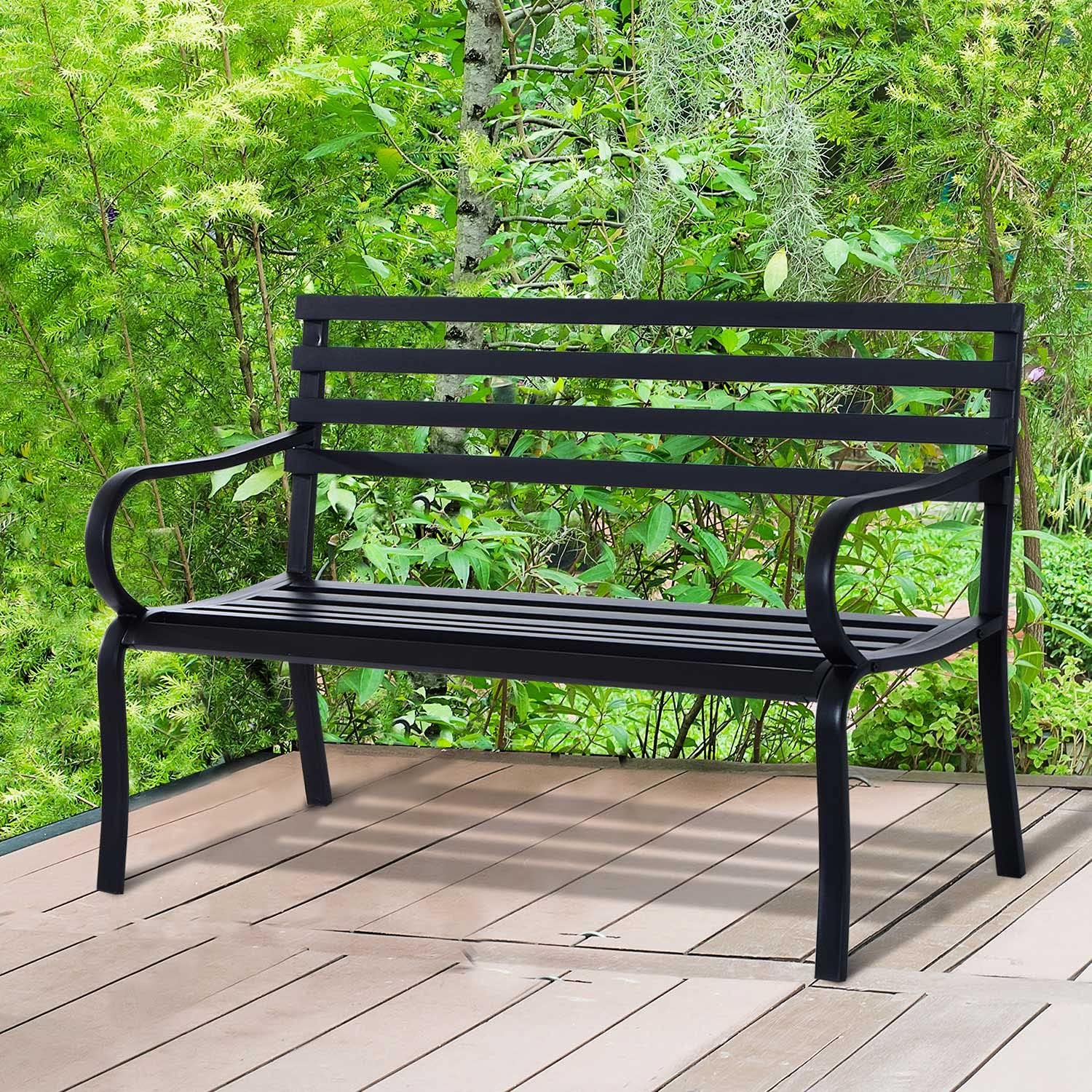 Detalle 2 de Banc de jardin Outsunny 2 places 240 kg