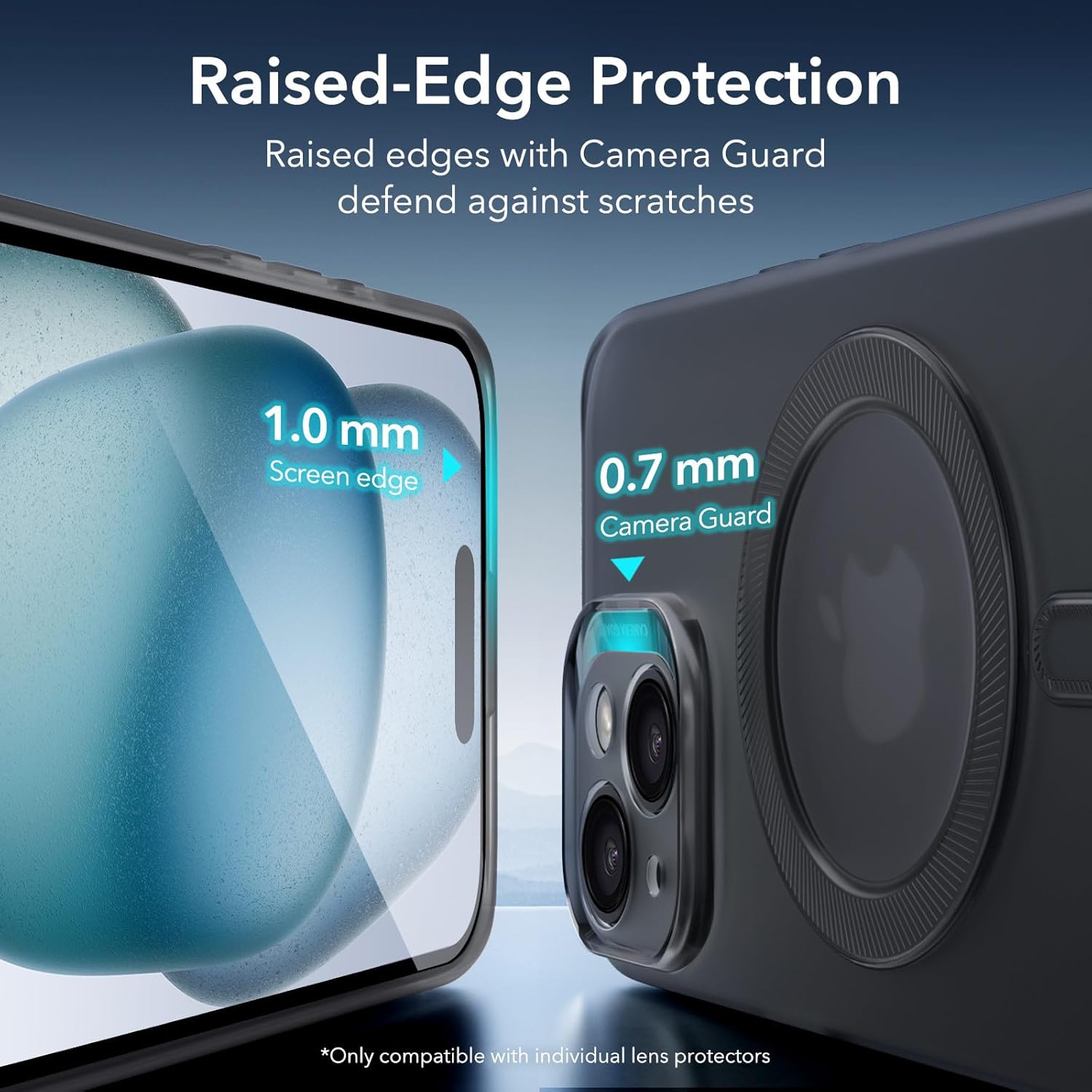 Thumbnail 6 de ESR Coque pour iPhone 15 avec MagSafe — Série Zero, Noir