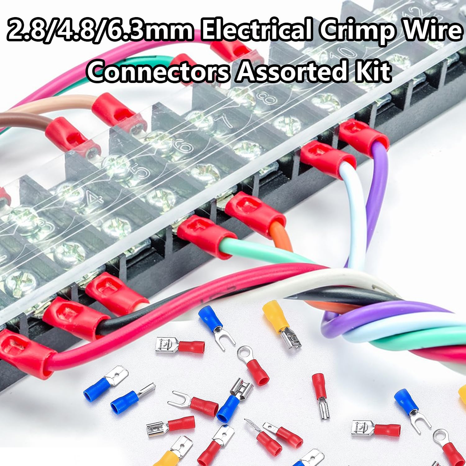 Thumbnail 3 de Tnisesm TN T01 Insulated Wire Crimp Connector Kit, AWG 22–10