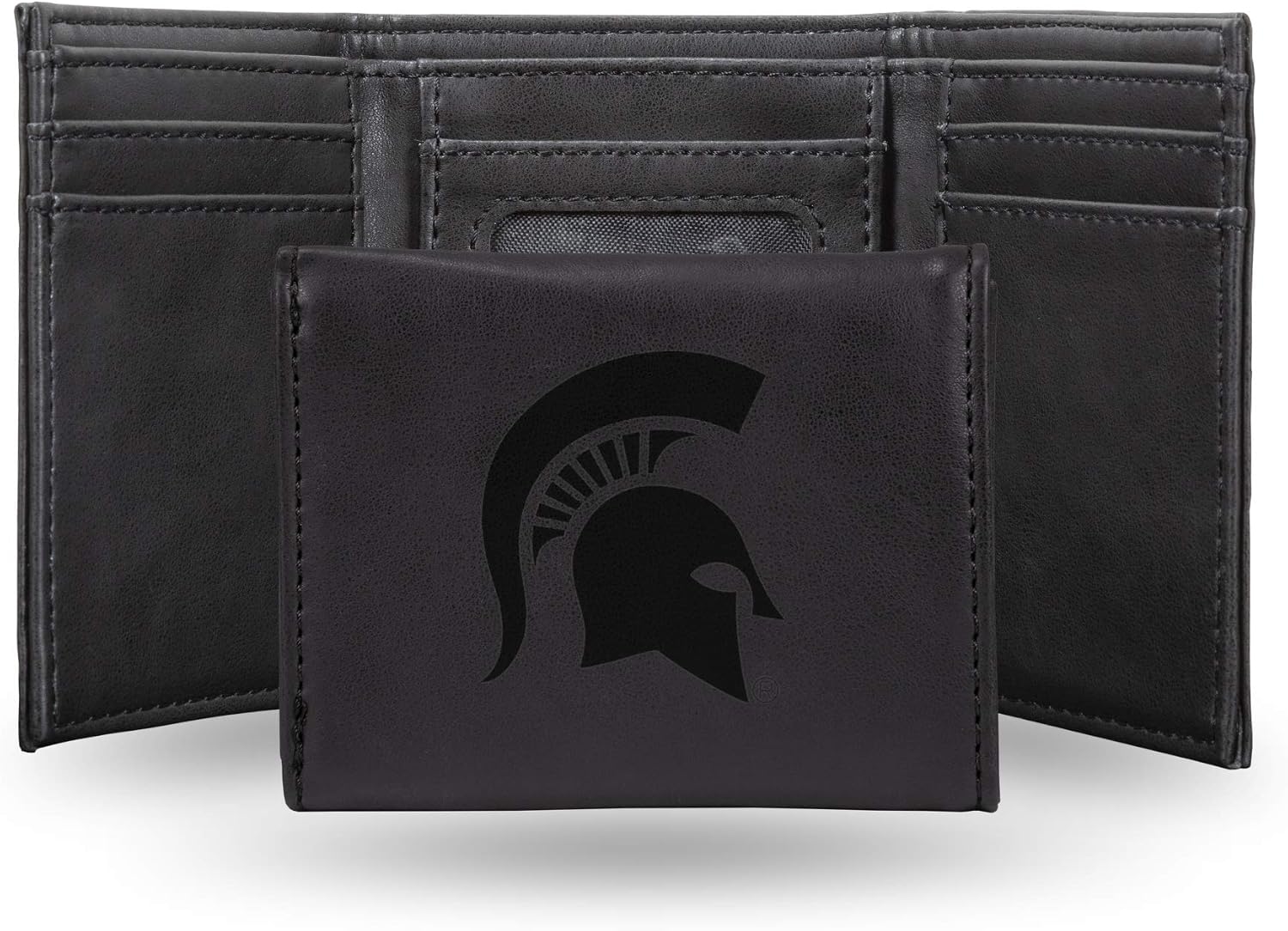 Detalle de NCAA Rico Industries Laser Engraved Tri-Fold Wallet (Men’s) with Team Logo