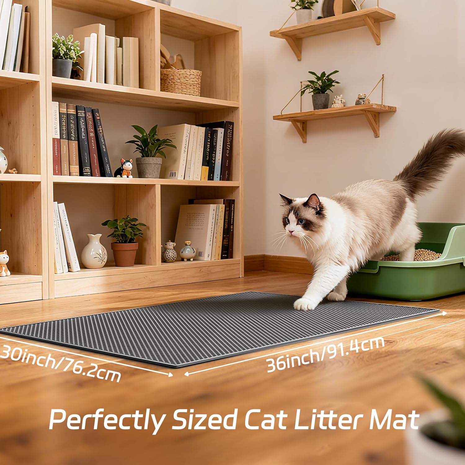 Detalle 2 de Garoopion Cat Litter Mat 90x76 cm