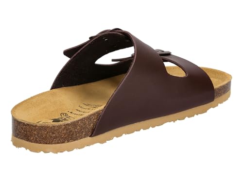 Detalle de Lico Mules Bioline Man pour homme, Marron 1 – Confort et élégance décontractée