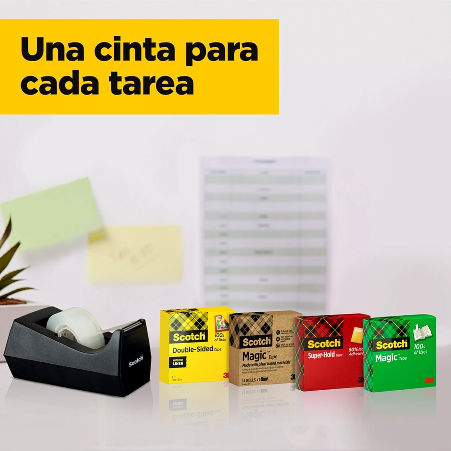 Thumbnail 6 de Scotch Nastro adesivo Magic Value Pack: 24 rotoli trasparenti opachi, scrivibili, 19 mm x 33 m