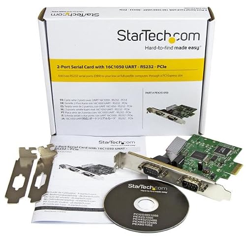 Thumbnail 4 de StarTech.com Tarjeta PCIe Serie 2 Puertos RS232 🔌