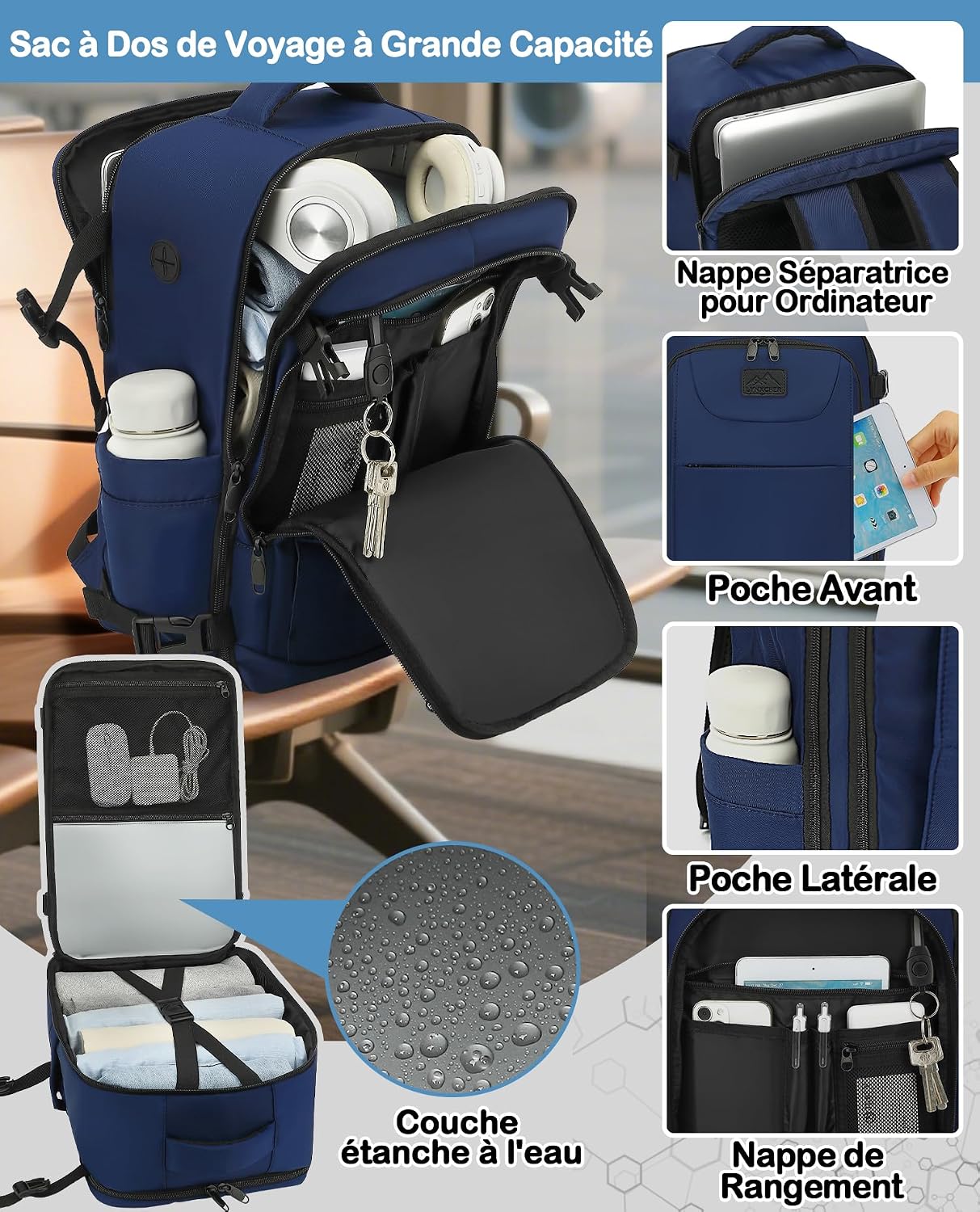 Detalle 2 de LYNXCHER Bagage Cabine 40x20x25