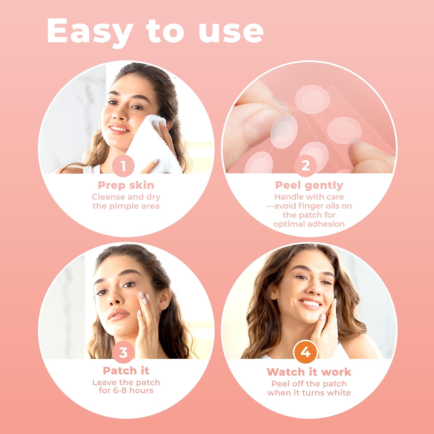 Thumbnail 3 de PatchRx Micro Needle Pimple Patch (18 Pack) - Non-Medicated Hydrocolloid Microdart Acne Patches