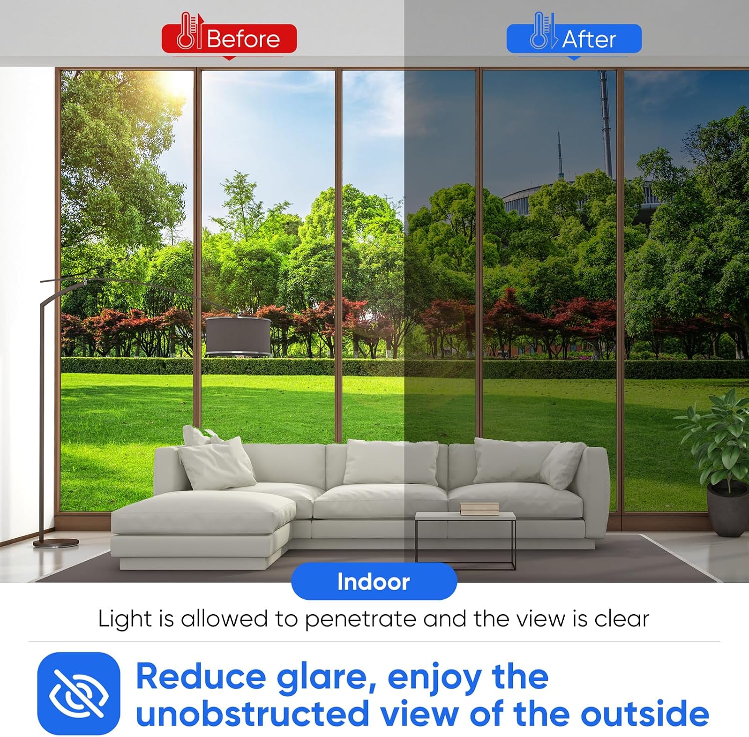 Detalle de Funfox window film, 44.5 x 200 cm