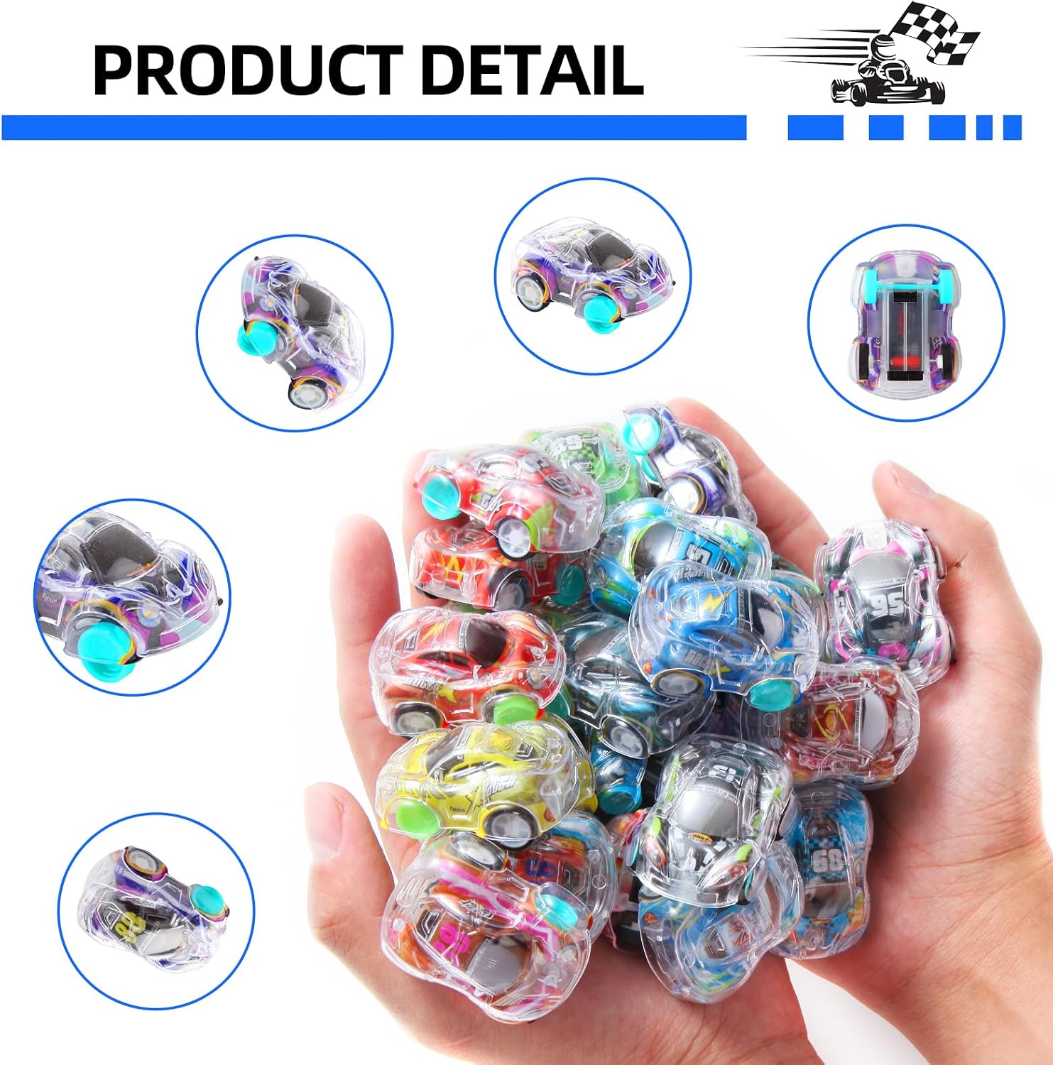 Detalle 1 de Benzem 50 Pcs Pull Back Cars