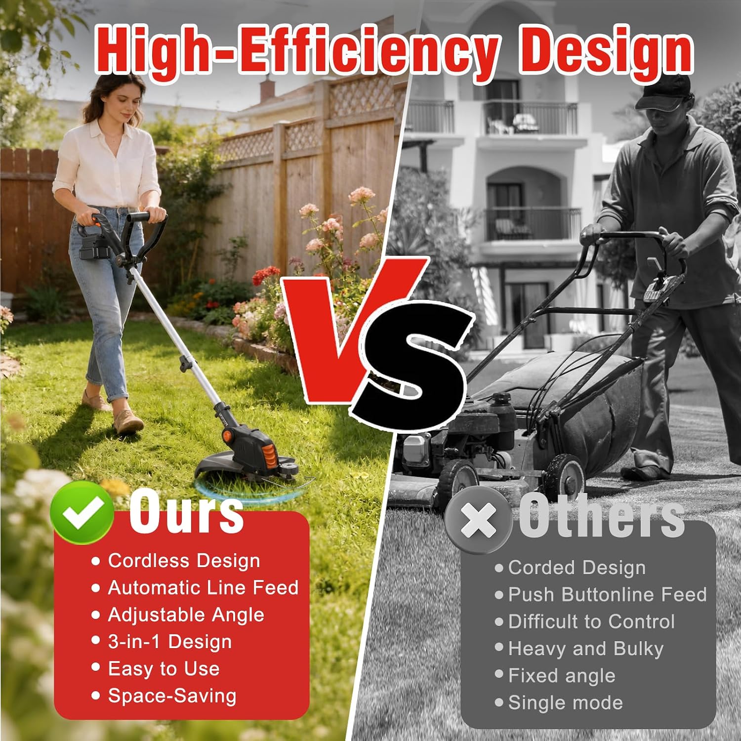 Thumbnail 6 de Cordless String Trimmer with 12-Inch Cutting Path