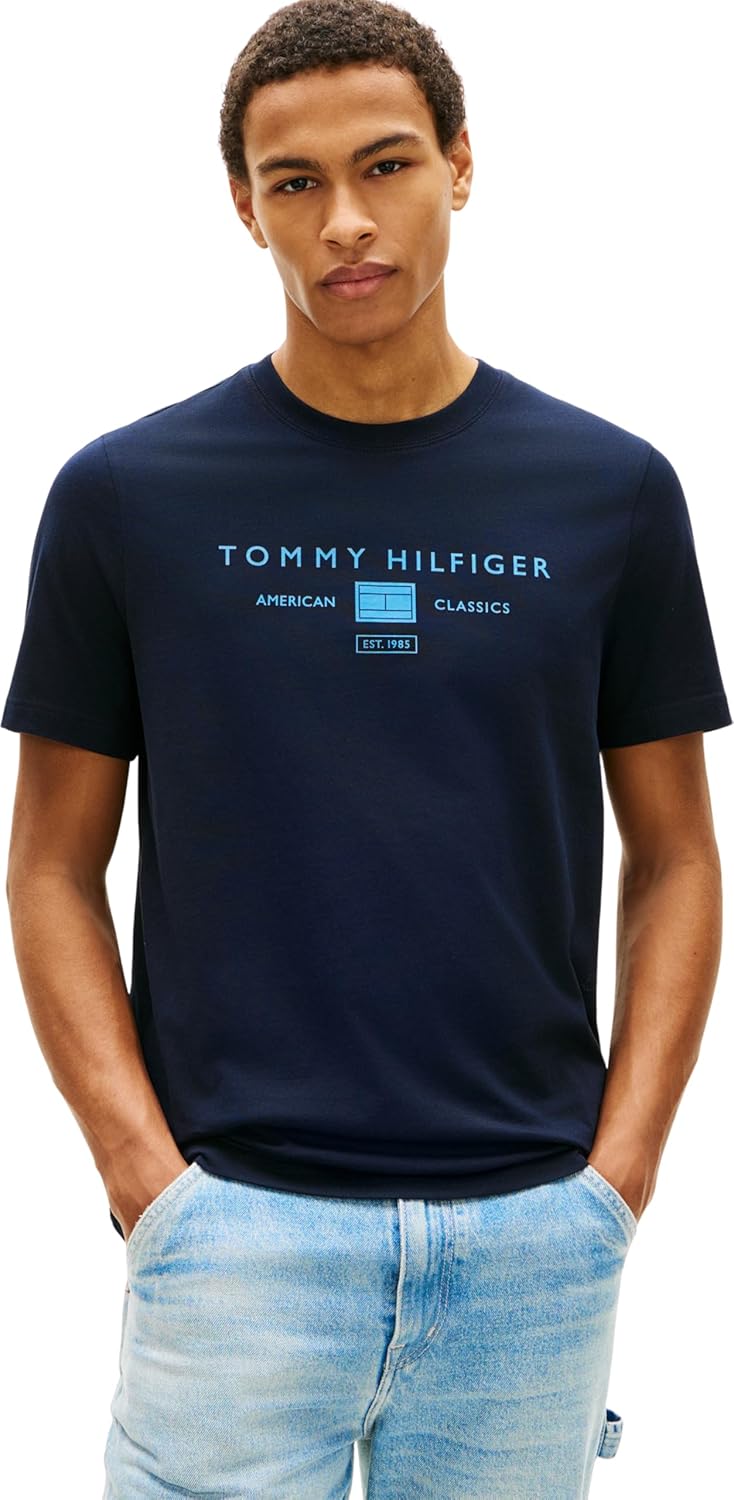 Thumbnail 6 de Tommy Hilfiger Brand Love Mono Stack Tee (MW0MW42365) maglietta uomo a maniche corte