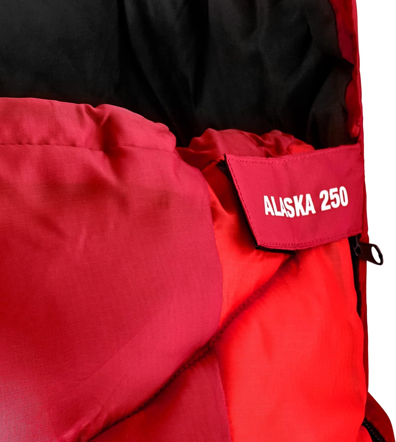 Detalle de Black Crevice Alaska 250 – Sacco a Pelo Unisex Adulto