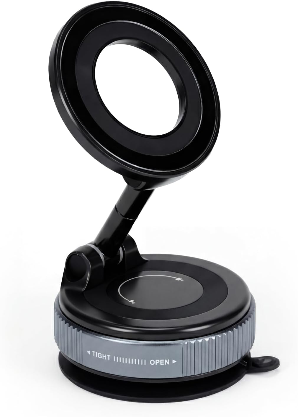 Detalle de Hoikwo Car Phone Holder – 360° Rotatable, Foldable Vacuum Magnetic Mount for Cars