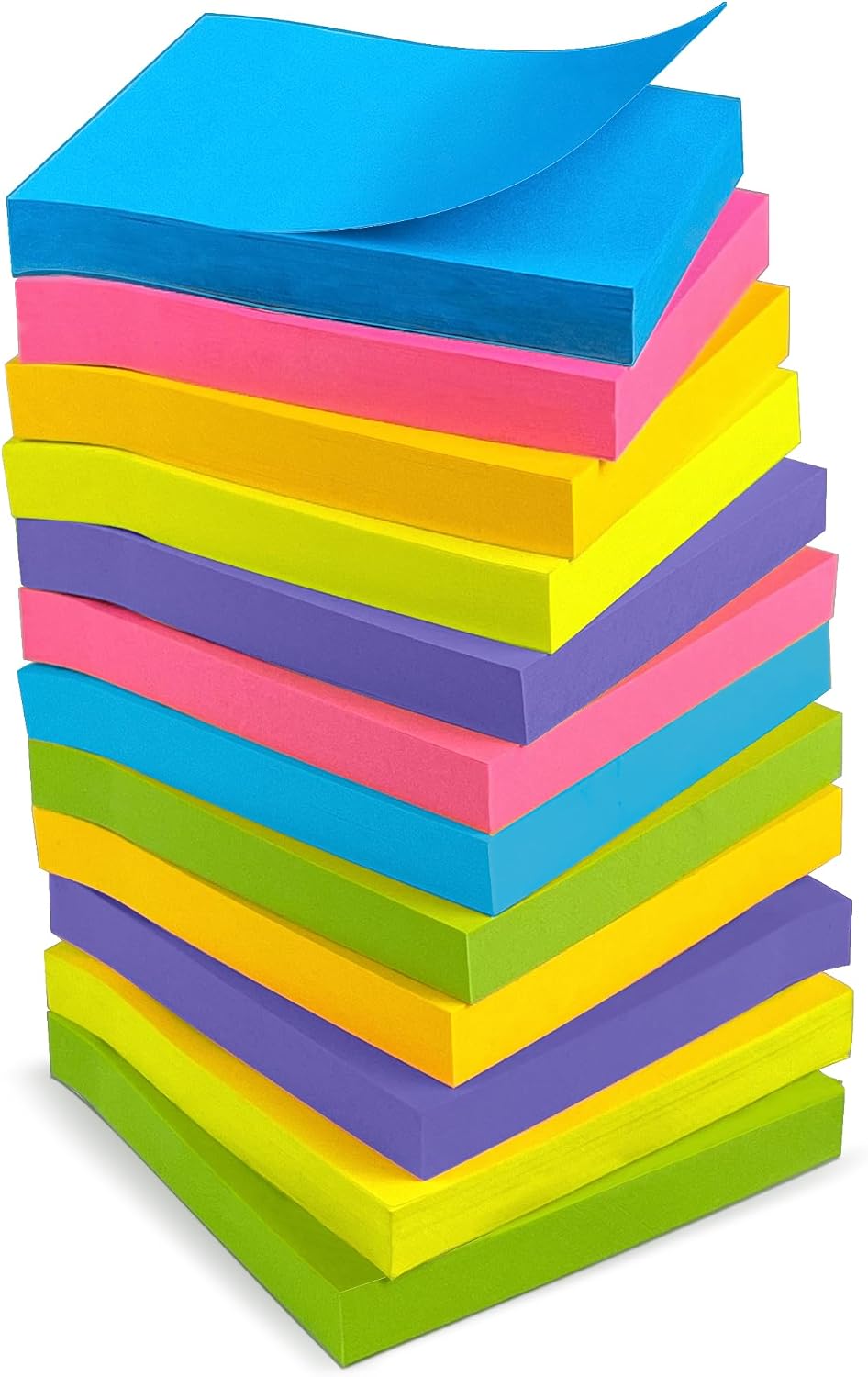 Thumbnail 6 de OHOME Sticky Notes-OHOME-01 3 x 3-Inch Colorful Self-Stick Note Pads
