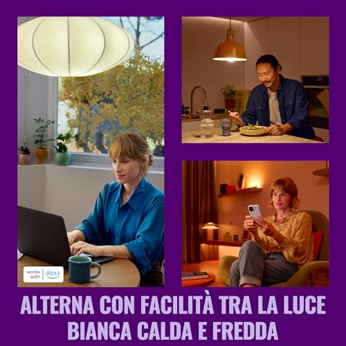 Detalle 2 de WiZ Lampadina Smart LED A60 E27 – Confezione da 4