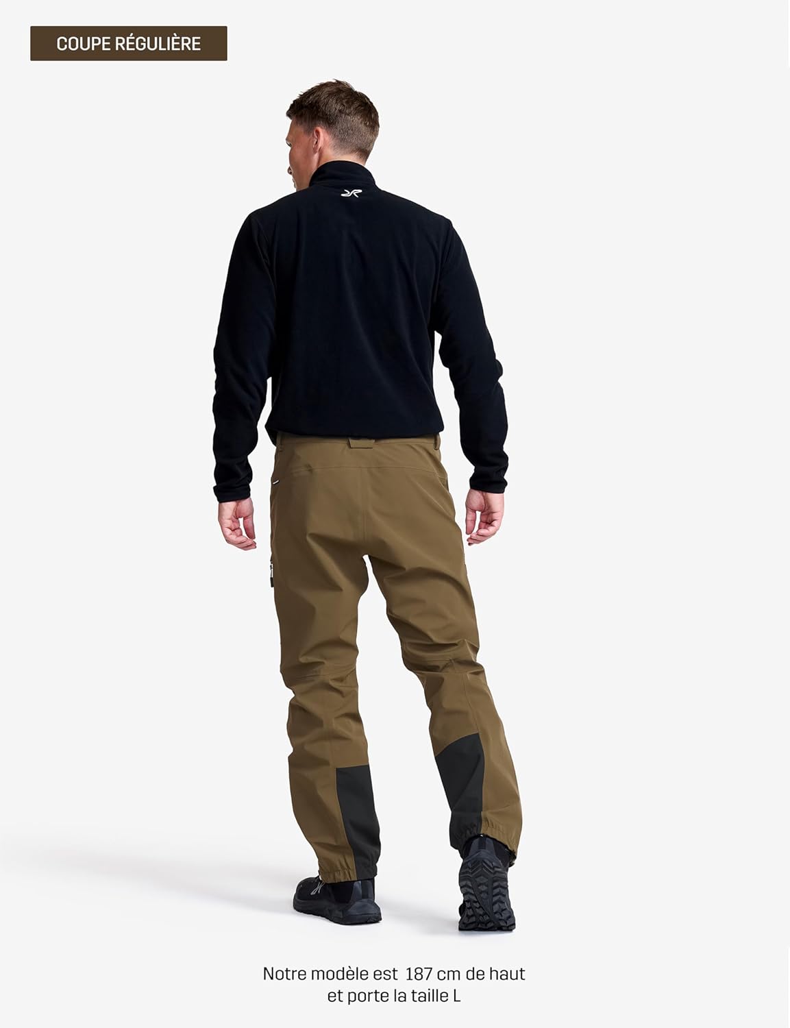 Thumbnail 2 de Pantalon imperméable RevolutionRace Cyclone 3L Shell pour homme avec réflecteurs RECCO