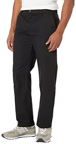 Detalle de Amazon Essentials Men's Straight Fit Wrinkle-Resistant Chino Trousers, Black (True Black) 31W/30L