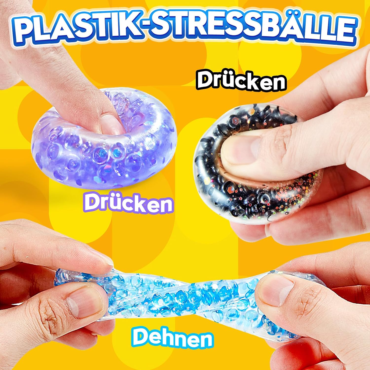 Thumbnail 2 de HOUT 20 Stück Mitgebsel: Squishy Stressbälle – Anti-Stress Bälle als Gastgeschenke