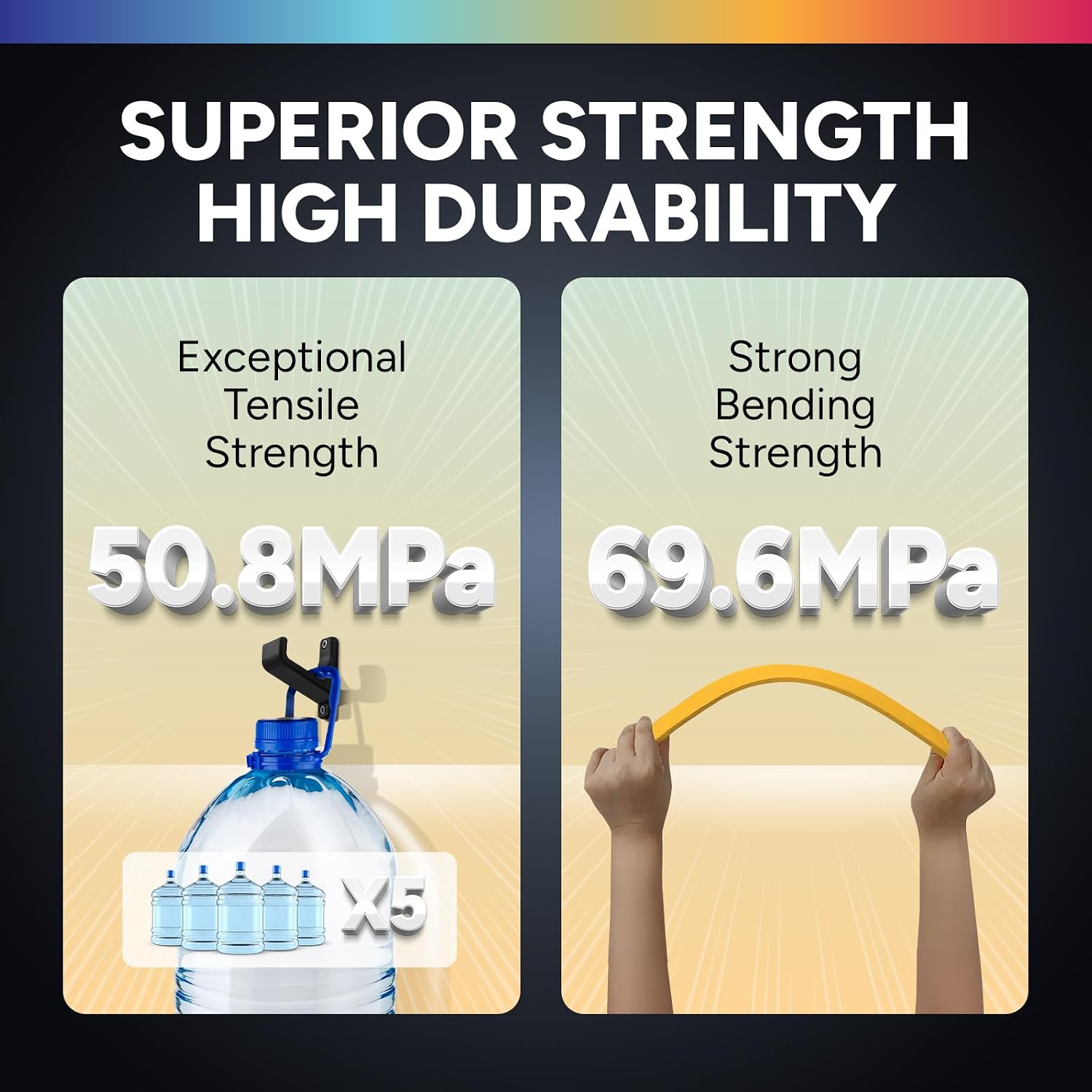 Thumbnail 2 de Overture PETG 3D Printer Filament 1.75mm, 2kg Spool