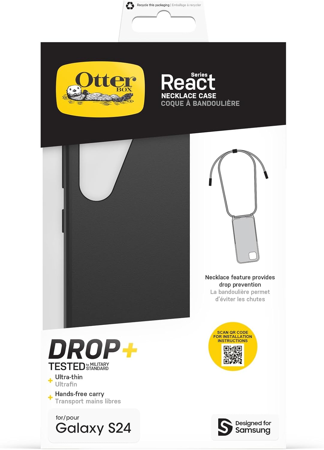 Thumbnail 4 de Otterbox Funda React Necklace Samsung Galaxy S24 - Protección ⚡