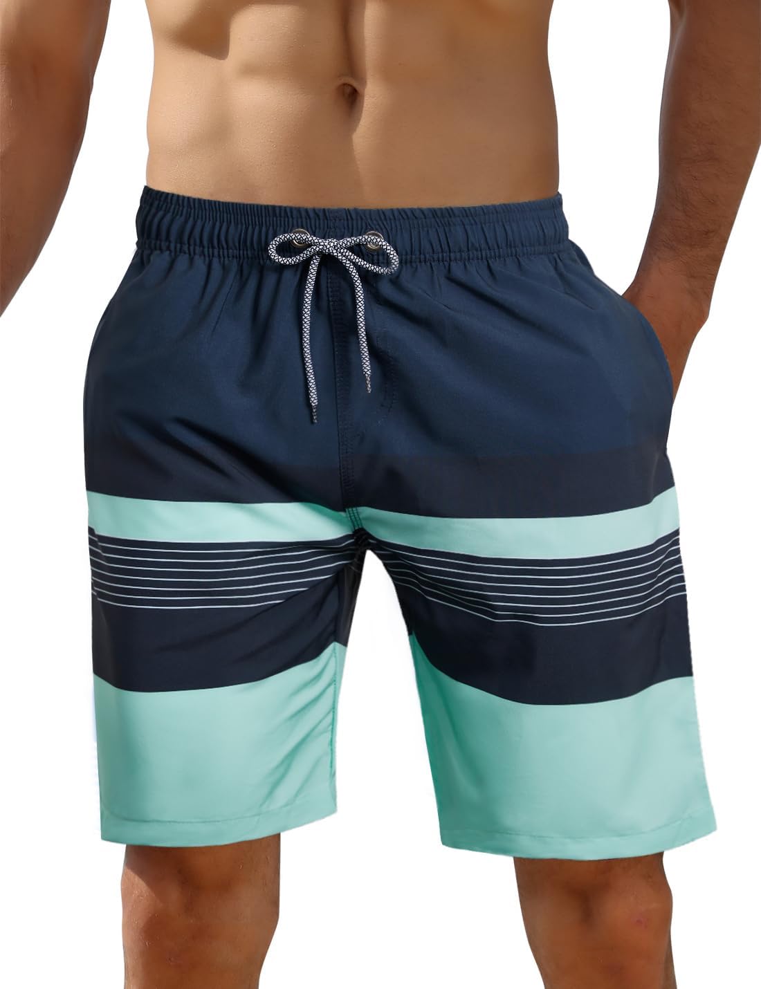 Thumbnail 6 de iCKER Mens Swim Shorts Swimming Trunks 3D Print Beach Shorts Boardshorts