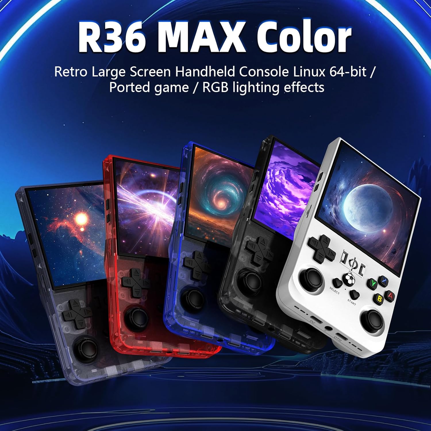 Thumbnail 1 de R36MAX R36MAX Retro Handheld 128G Console