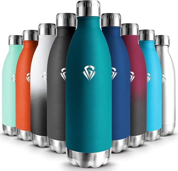 Detalle de HoneyHolly Botella de Agua Inox 1000ML 🚰 Sin BPA, Térmica