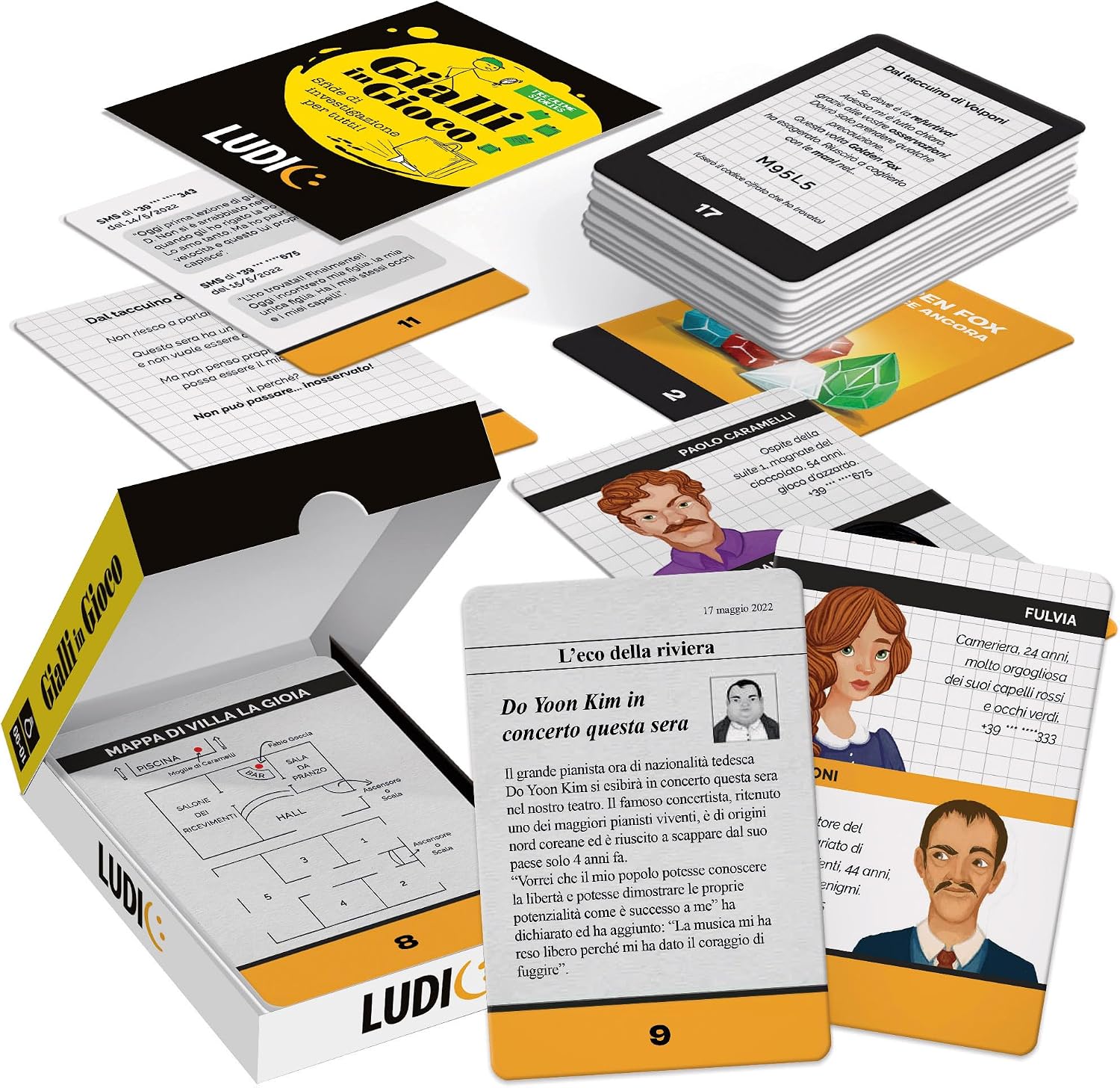 Thumbnail 2 de Ludic - Gialli In Gioco Tre Crime Stories: Sfide di Investigazione per Tutti! (Formato Viaggio) IT54129