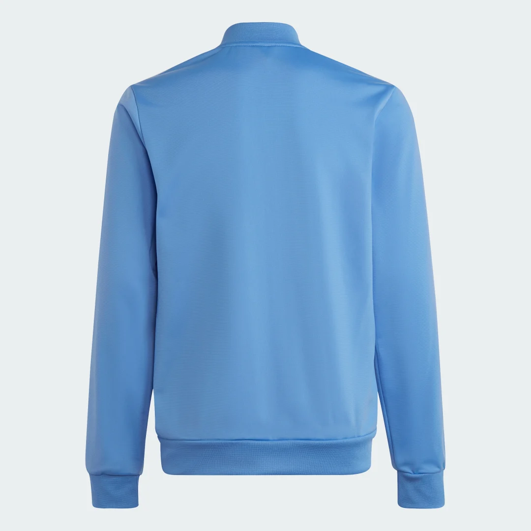 Detalle de Chándal Essentials 3 bandas de Adidas, azul: comodidad y estilo clásico