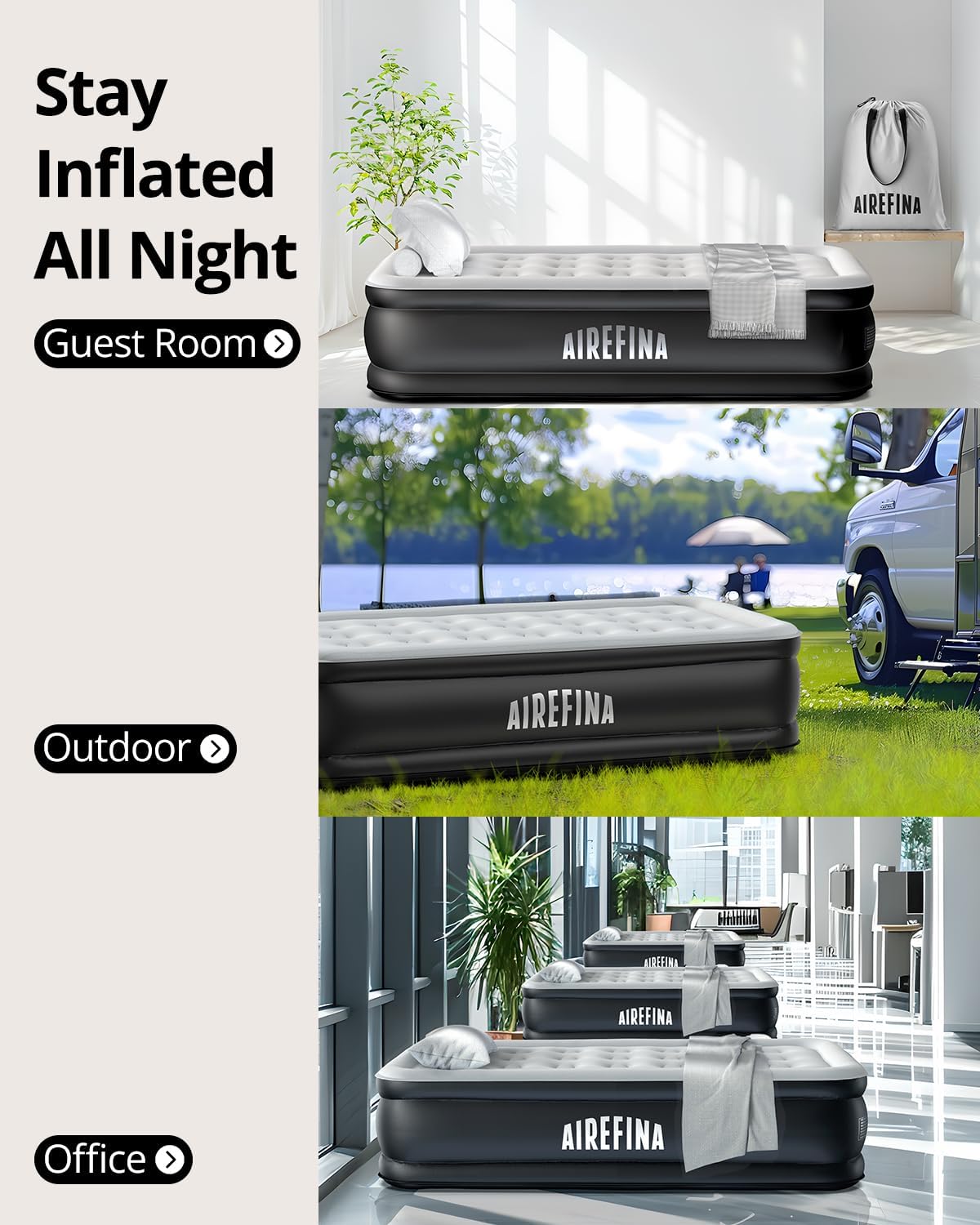 Thumbnail 6 de Airefina Single Airbed 190×99×46 cm