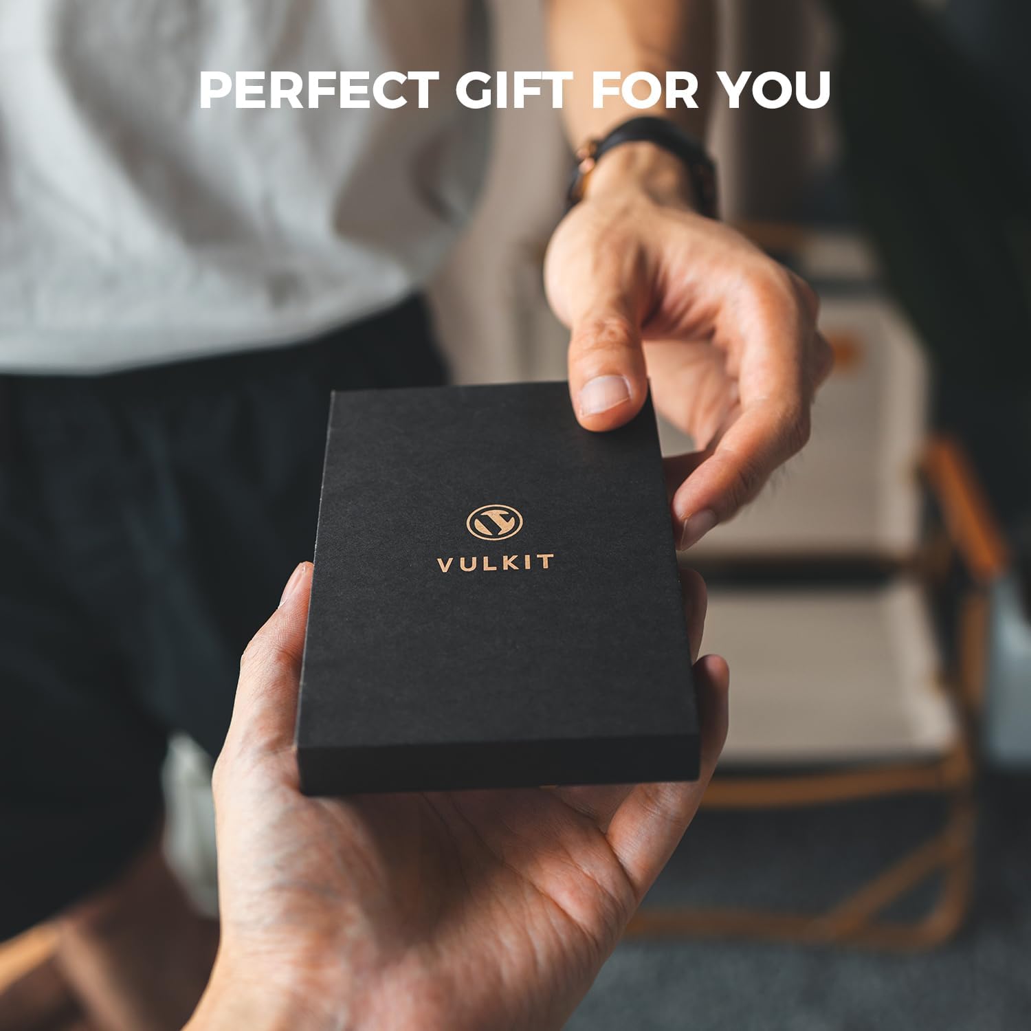 Thumbnail 6 de VULKIT Slim Pop Up Card Holder with RFID/NFC Blocking Aluminium Wallet