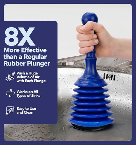 Detalle 2 de Luigi's Plunger for Sinks and Drains with Large Bellows