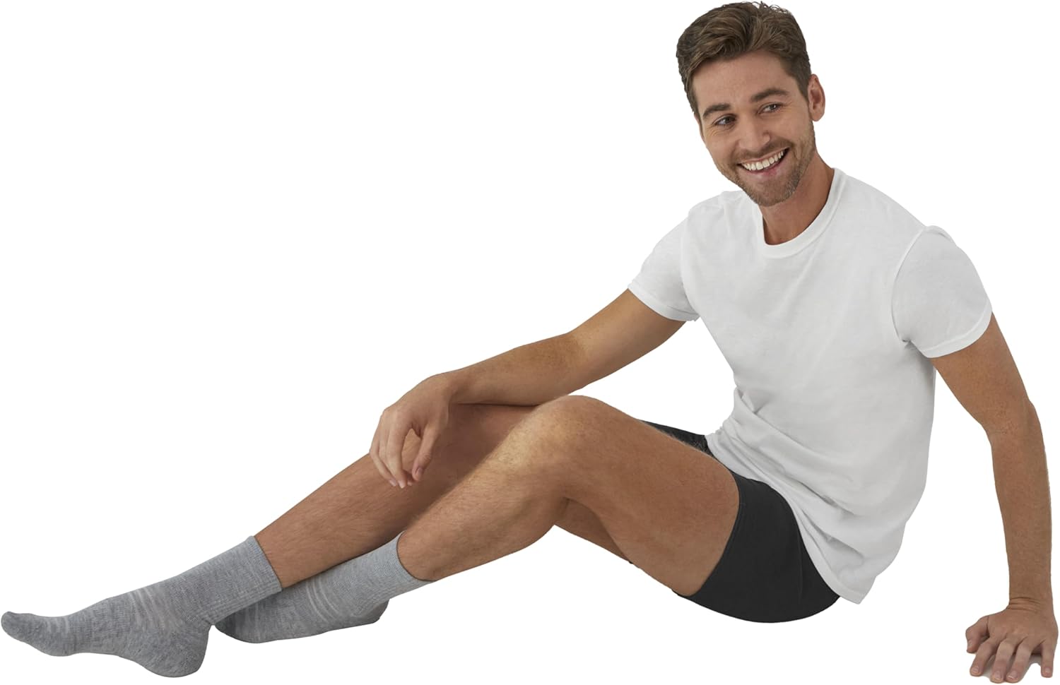 Detalle de Hanes Men's Boxer Briefs Pack: Cool, breathable cotton moisture-wicking with no ride up