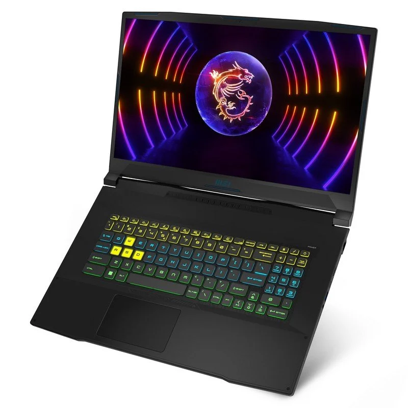 Detalle de MSI Crosshair 17 C12VF-264XES: portátil gaming con Core i7-12650H, 32 GB y RTX 4060