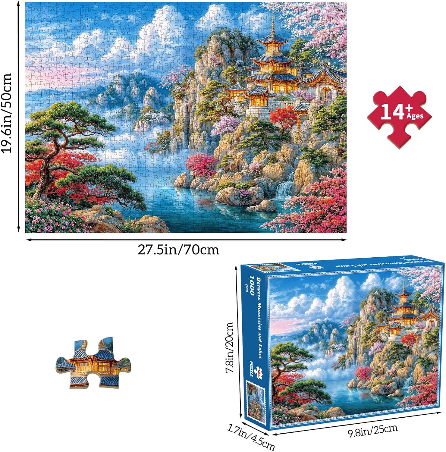 Detalle de Adult Jigsaw Puzzle, 1,000 Pieces
