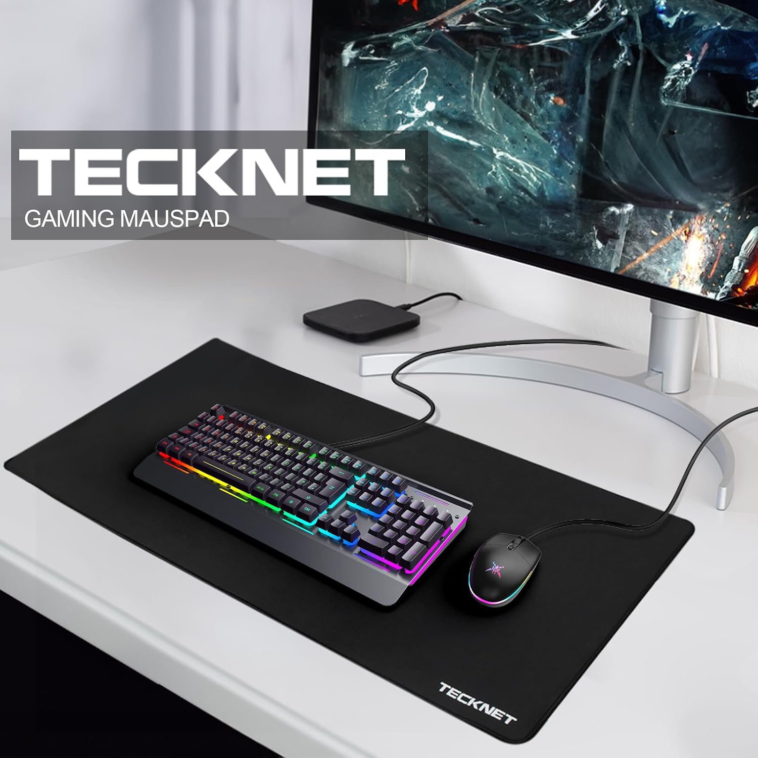 Thumbnail 1 de TECKNET Mauspad XXL 900×400 mm