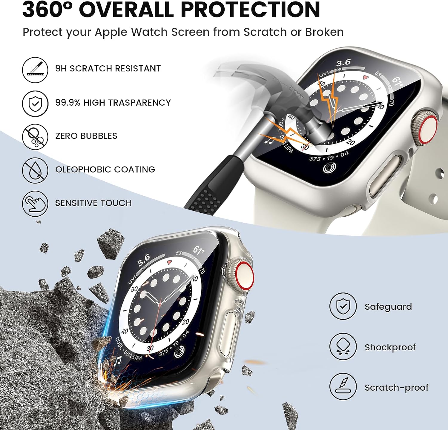 Detalle 2 de Neitra Hard Case for Apple Watch Series 40mm