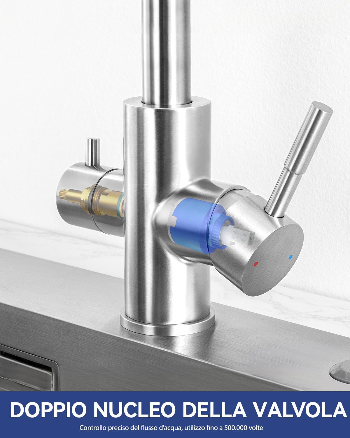 Detalle de Sofetiy Rubinetto Cucina 3 Vie 320 mm
