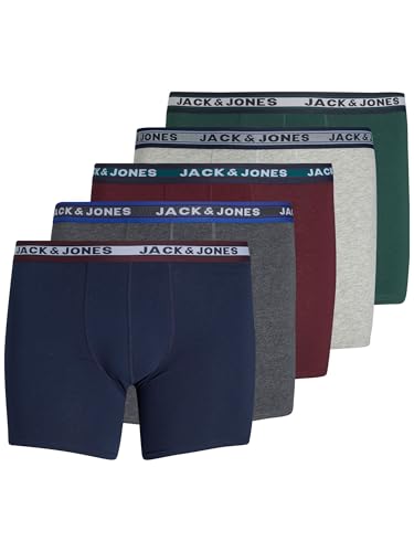 Thumbnail 7 de JACK & JONES Calzoncillos tipo bóxer Oliver para hombre (5XL) — paquete de 5