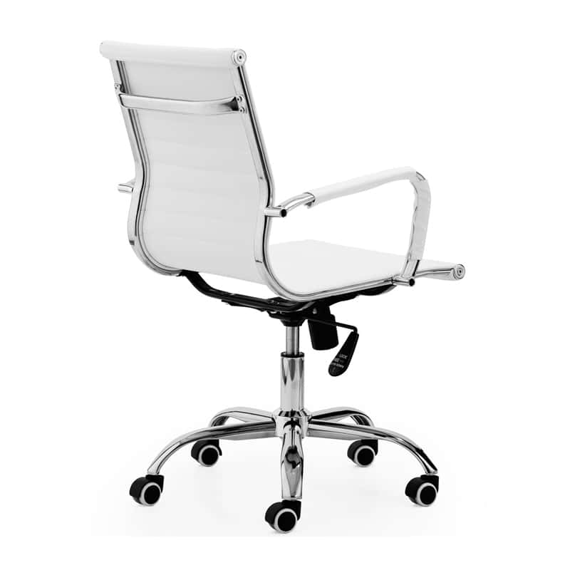 Detalle de Adec Lucy: Silla de Oficina Blanca, ergonómica y regulable