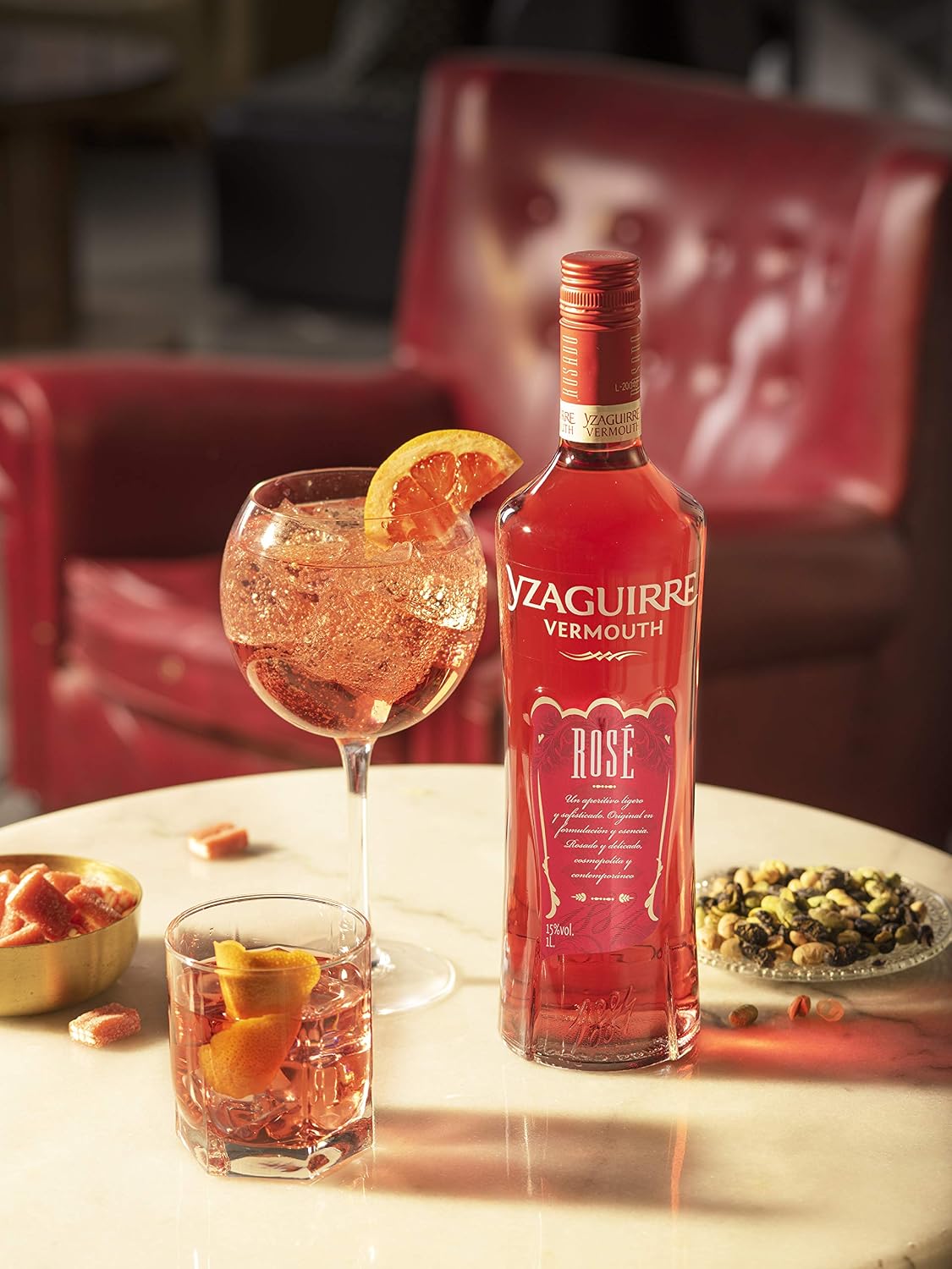 Detalle 2 de Yzaguirre Vermouth Rosado 1L 🍷