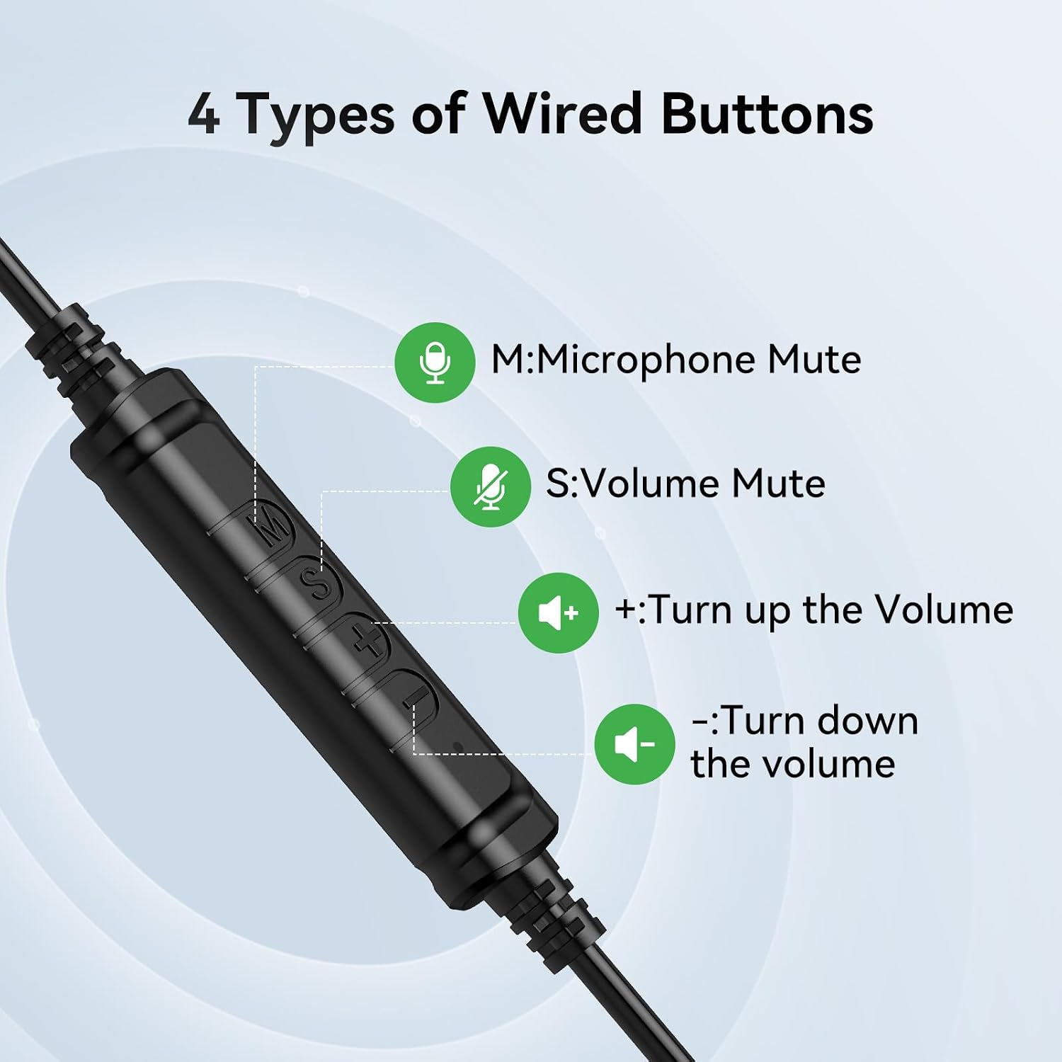 Thumbnail 3 de TECKNET USB Headset with Microphone Noise Cancelling – Plug-and-Play Wired PC Headset