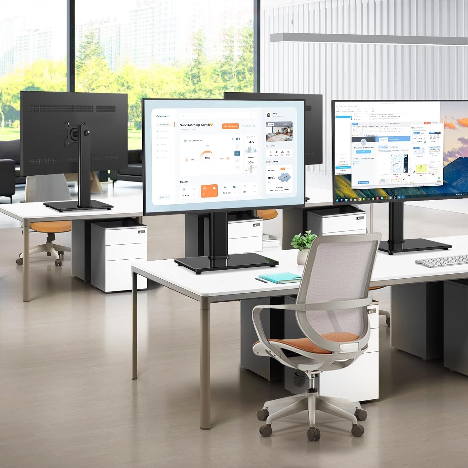 Thumbnail 5 de 5Rcom VESA Monitor Stand (free-standing desk stand) for 13–32 inch screens up to 10kg