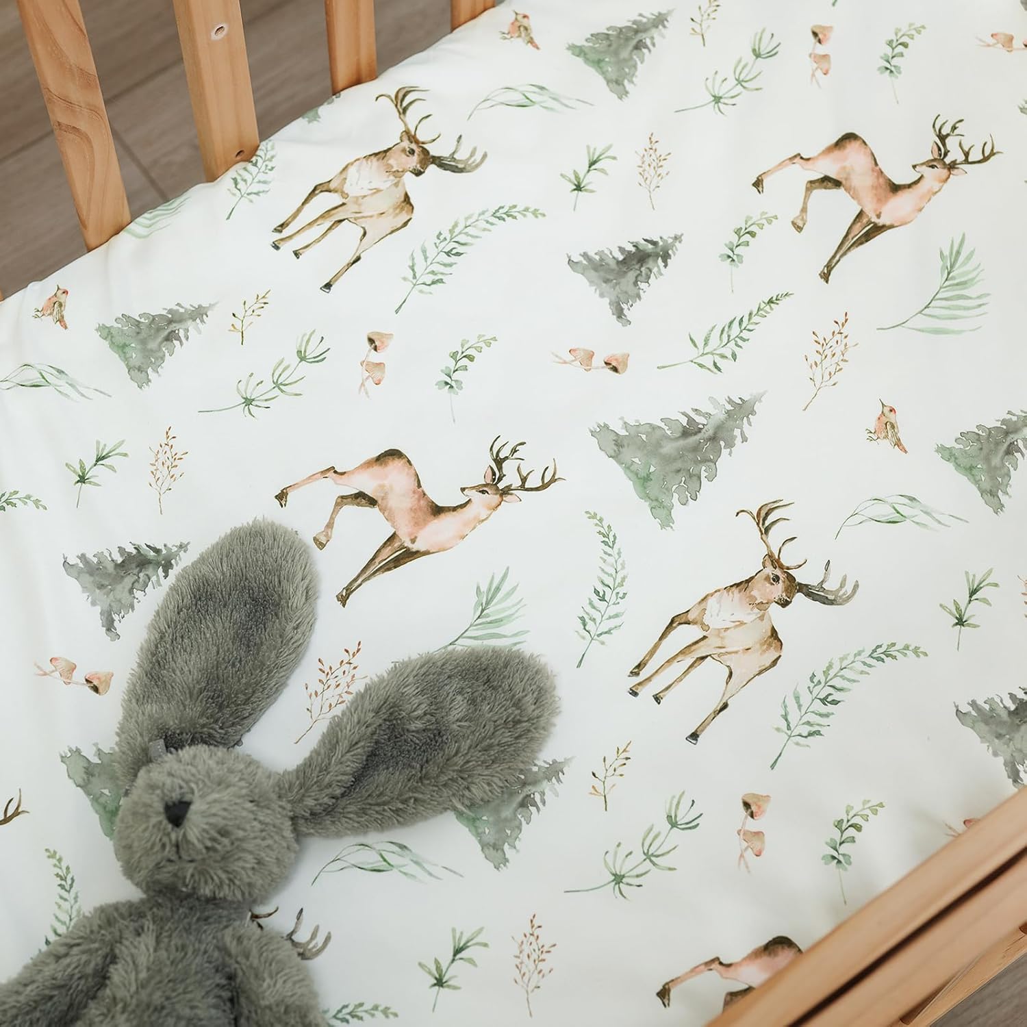 Thumbnail 6 de GLLQUEN BABY 2 Pack Cot Sheets – 100% Microfiber, Breathable, 120 x 60 cm, 360° Elastic Fit