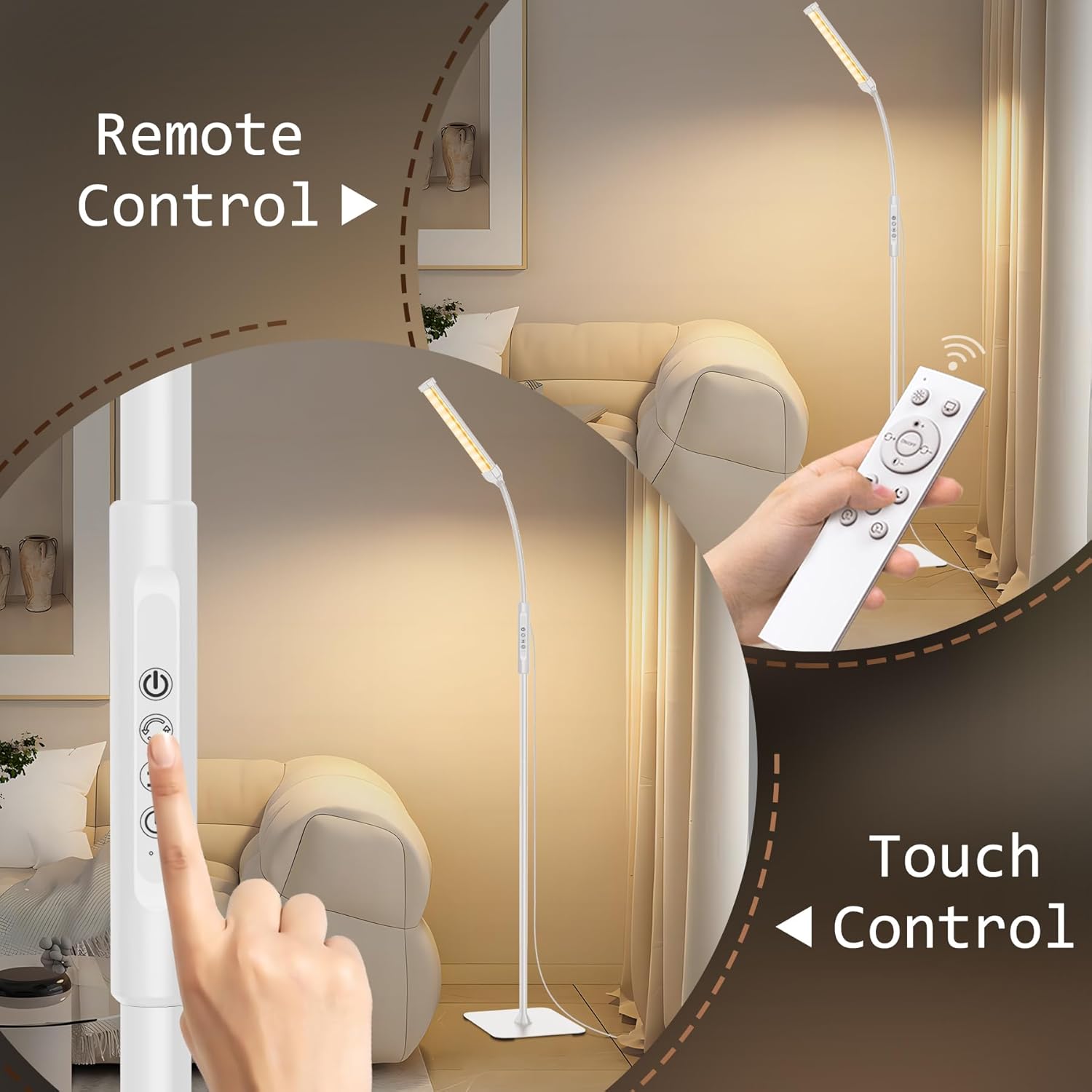 Thumbnail 5 de Mojimdo 120 LED Stehlampe für Wohnzimmer