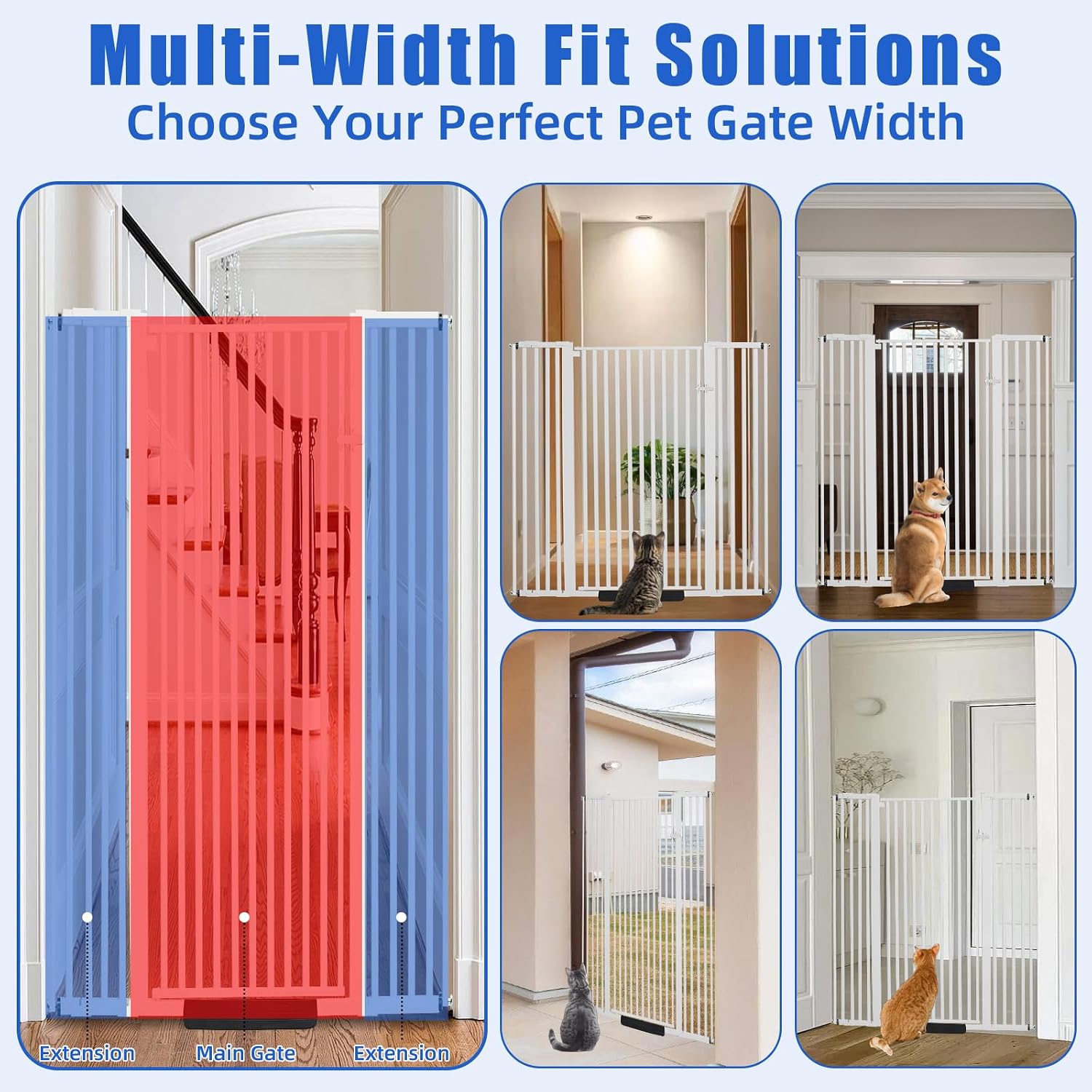 Thumbnail 6 de SHYUJAJIE Pet Gate, 55-Inch