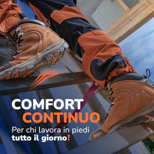 Detalle 2 de Dr. Scholl’s Advanced Pain Relief: Solette ortopediche per scarpe e stivali, supporto arco plantare e ammortizzazione fino a 150 kg (taglia 42-42.5)